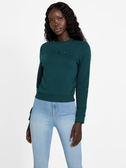 Pull Ras Du Cou Val Dark Jade Guess