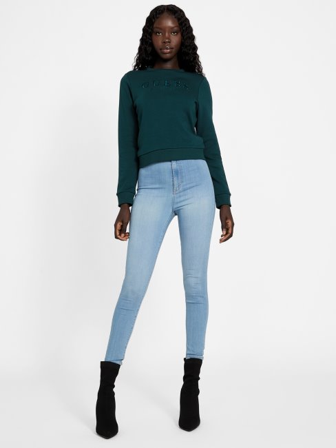 Pull Ras Du Cou Val Dark Jade Guess