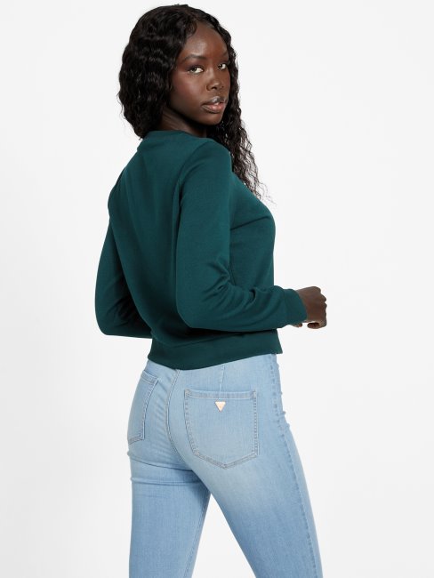 Pull Ras Du Cou Val Dark Jade Guess