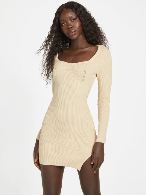 Huître Perlée Robe Pull Guess Eco Farai