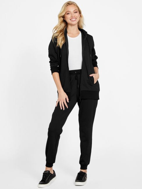 Veste Longue Guess Eider Noir De Jais