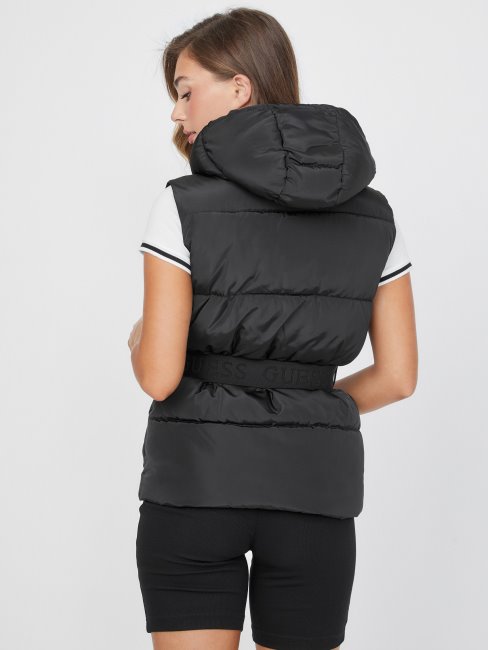 Veste Matelassée Guess Mora Noir De Jais