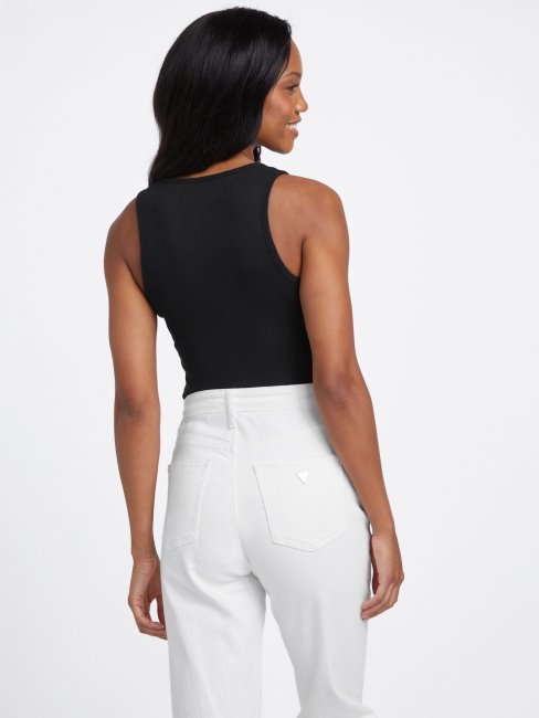 Débardeur Guess Logo Sebas Noir De Jais