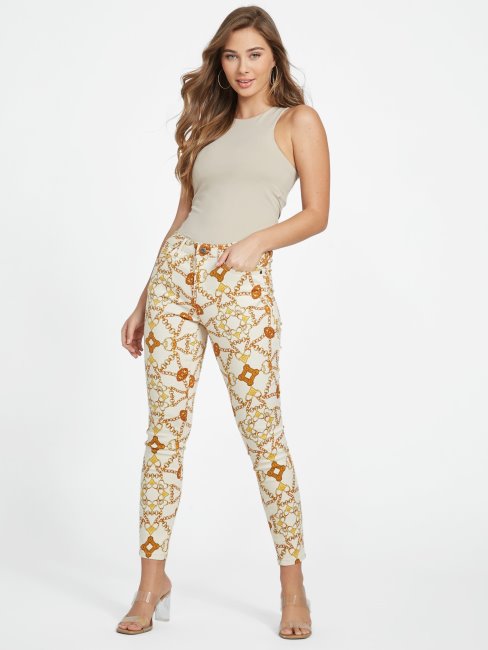 Jean Skinny Eco Chloe Taille Mi-haute Guess Vanille Blush