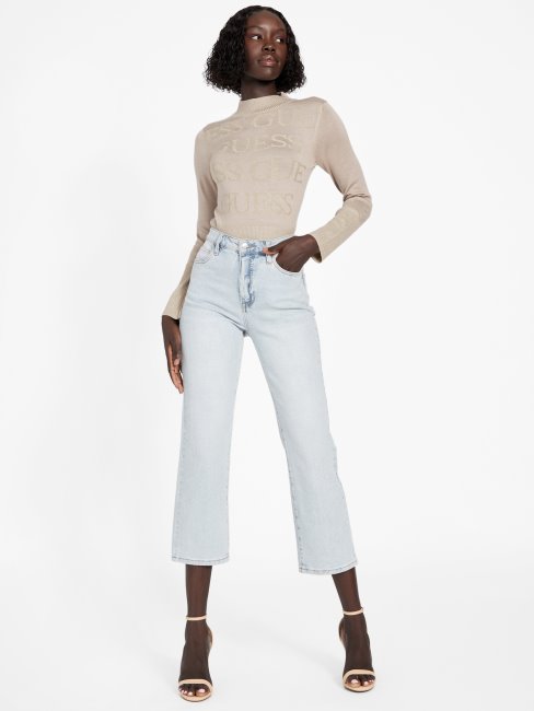 Pull Guess Sendy Lurex Velours Taupe