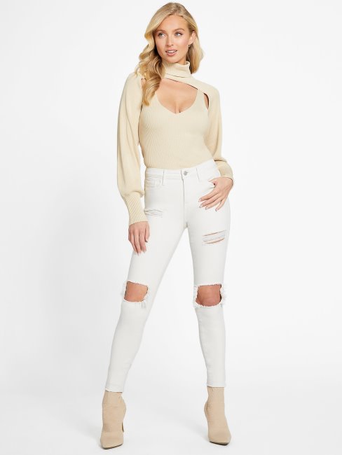 Ensemble Chandail Boléro éco Effie Huître Perlée Guess