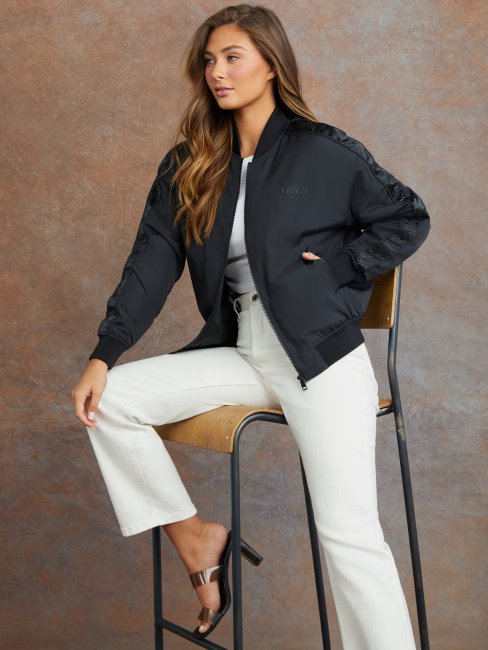 Veste De Vol Guess Pamila Noir De Jais