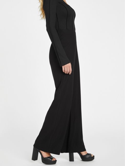 Pantalon Valene Palazzo Jet Black Guess