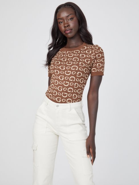 Broche Pleureur Multi Jalie Logo Chandail Top Guess