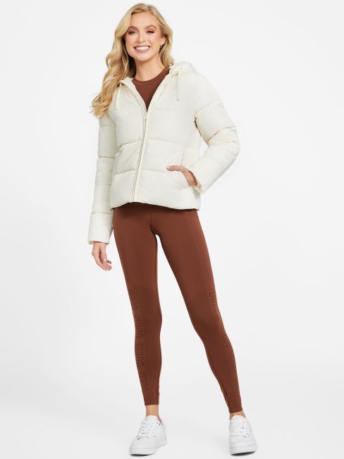 Doudoune Eco Denice Colombe Blanc Guess