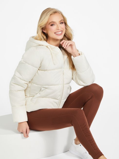 Doudoune Eco Denice Colombe Blanc Guess