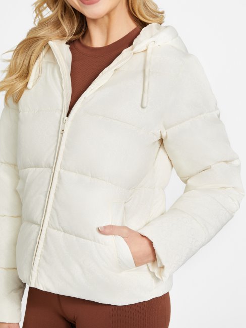 Doudoune Eco Denice Colombe Blanc Guess