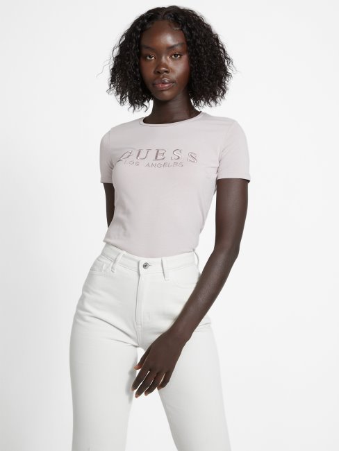 T-shirt à Logo Brodé Guess Lizza Day Dust