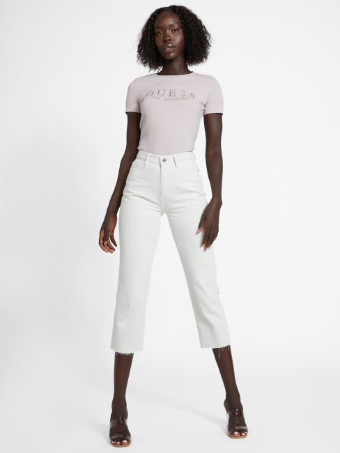 T-shirt à Logo Brodé Guess Lizza Day Dust