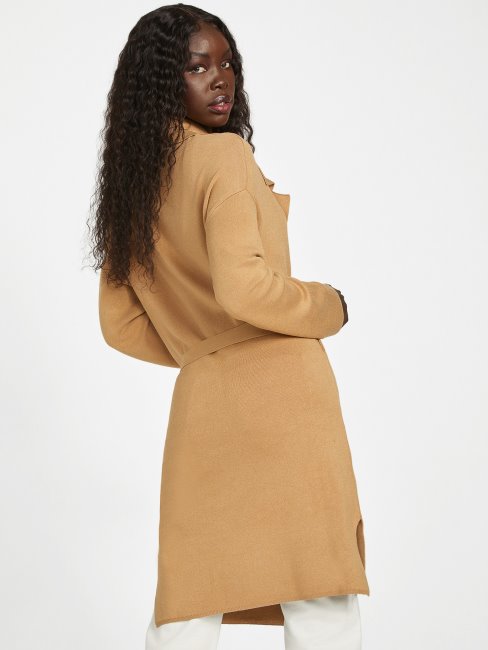 Cardigan Long Guess Dani Taupe Grillé