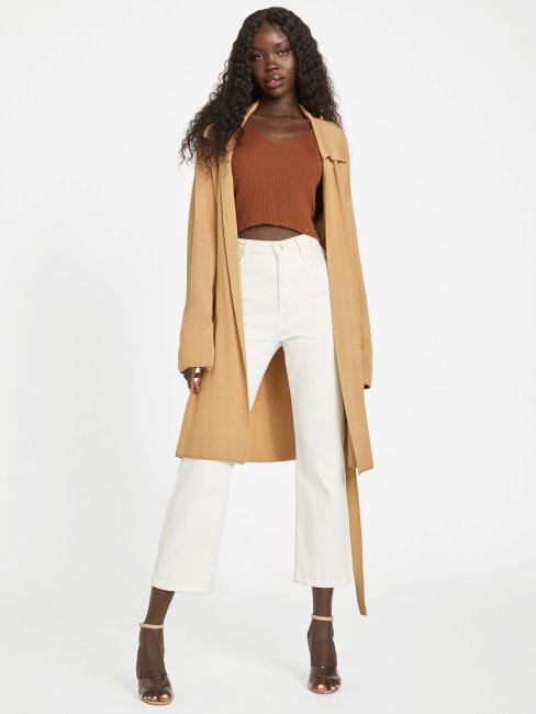 Cardigan Long Guess Dani Taupe Grillé