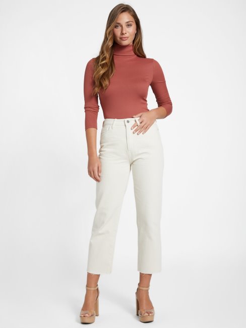 Jean Droit Court Leilani Blanc Montagne Guess