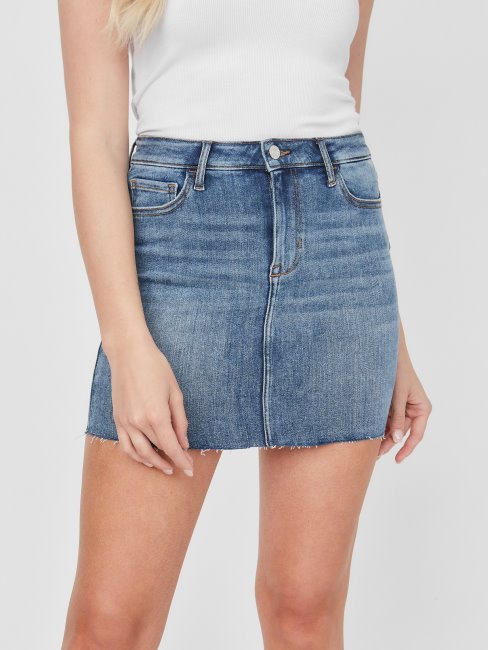 Guess Mini-jupe Eco Olga Délavé Moyen