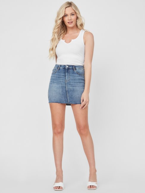 Guess Mini-jupe Eco Olga Délavé Moyen