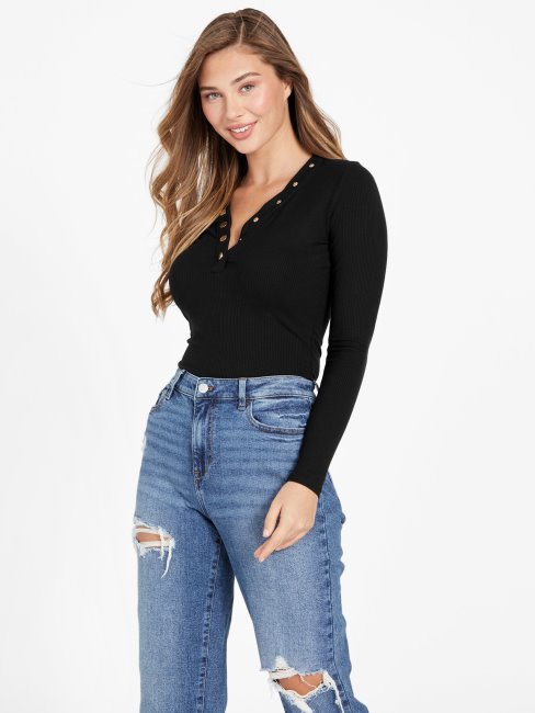 Top Eco Delia Noir Jet Guess