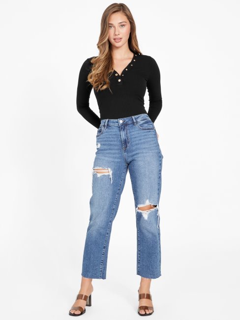 Top Eco Delia Noir Jet Guess