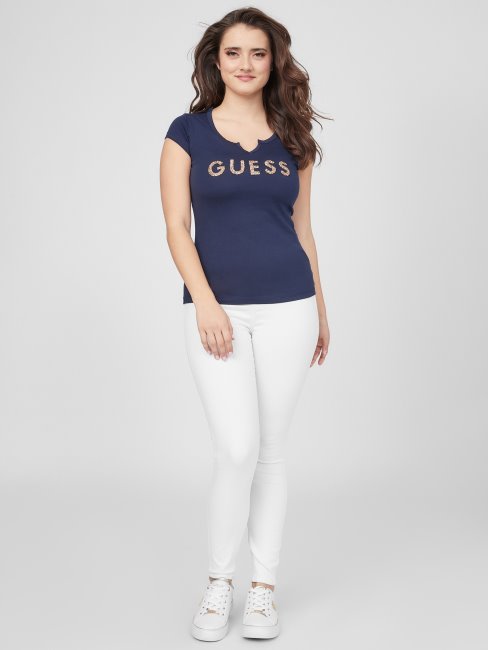 Tee Shirt Holly Crush Bleu Marine Nocturne Devinez