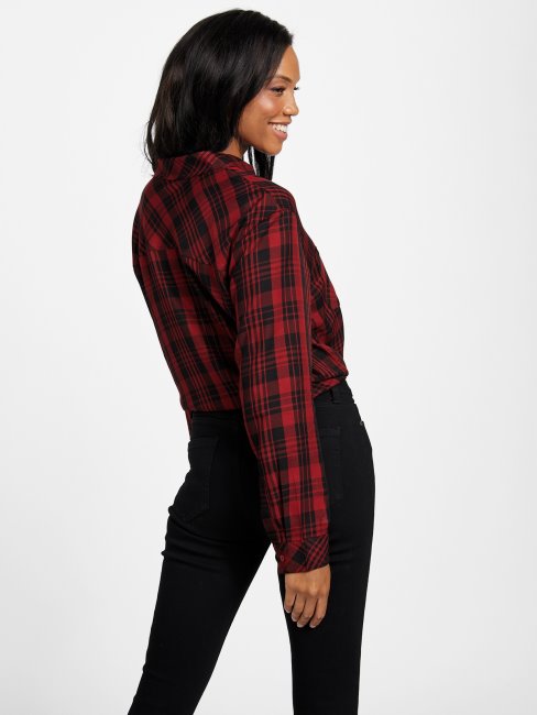 Haut Boutonné à Carreaux Guess Chai Holiday Bliss