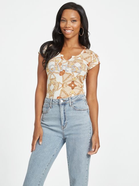 T-shirt Cool D'hiver à Chaîne Imprimé Holly Crush