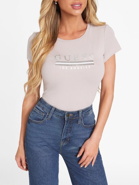 T-shirt à Sequins Sterling Day Dust Guess