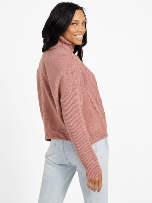 Chandail à Losanges Dally Guess Châtaigne Rôtie