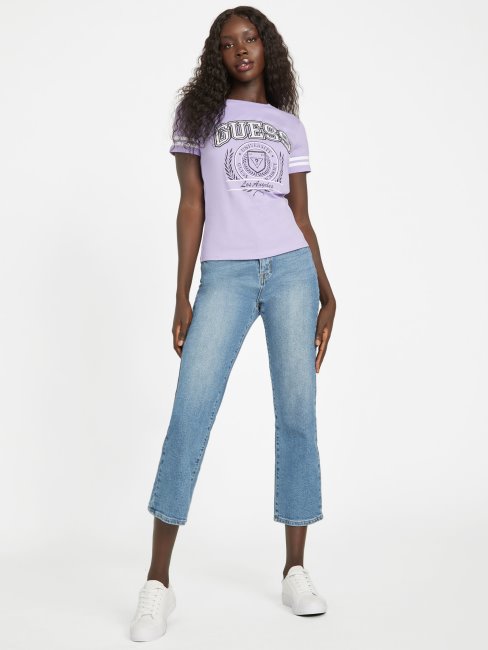 Violer Eco Virgie Crête Logo Tee Deviner