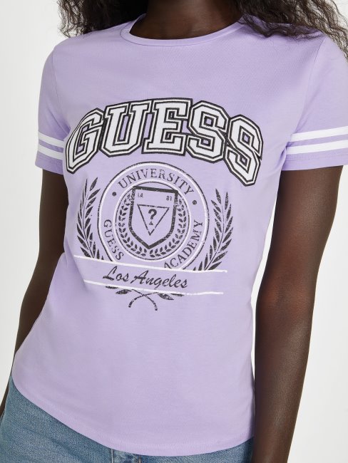 Violer Eco Virgie Crête Logo Tee Deviner