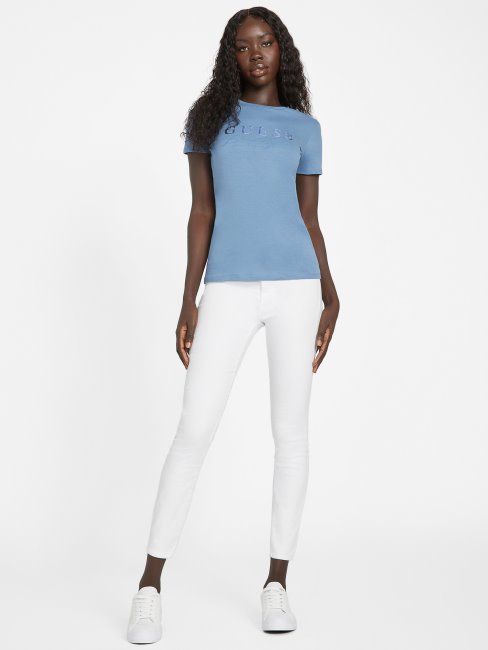 Tee-shirt Rigel Bleu Eco Sallie Logo Guess