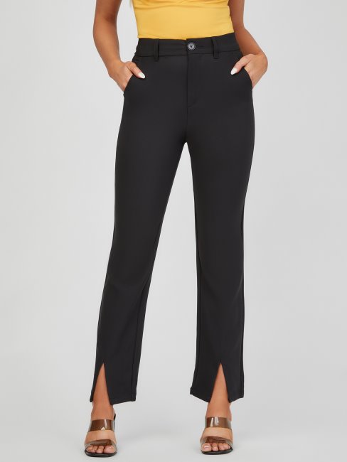 Guess Pantalon Liane Noir De Jais