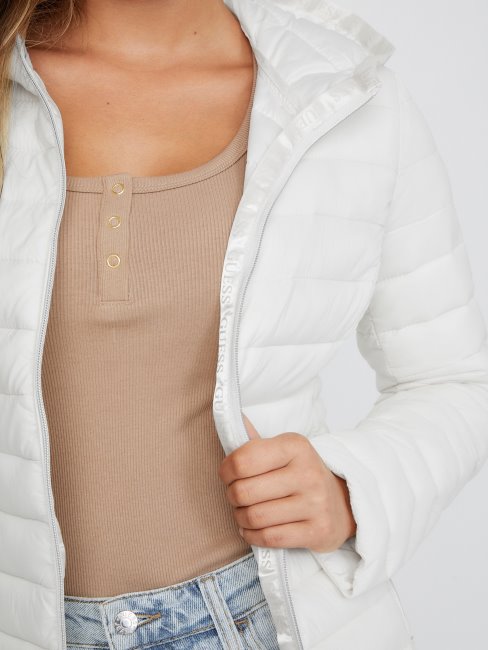 Doudoune Rachelle Blanc/scuffy Guess