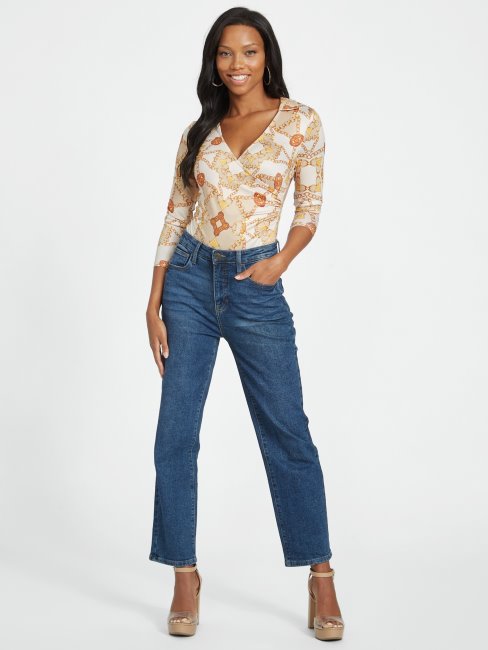 Body Imprimé Eco Fannah Cool Hiver Chain Print Guess