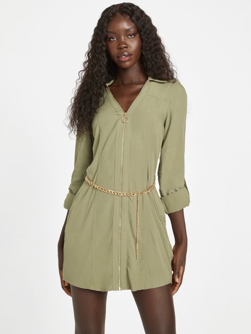 Abelina Challis Robe Chemise Isle Wash 32'' Guess