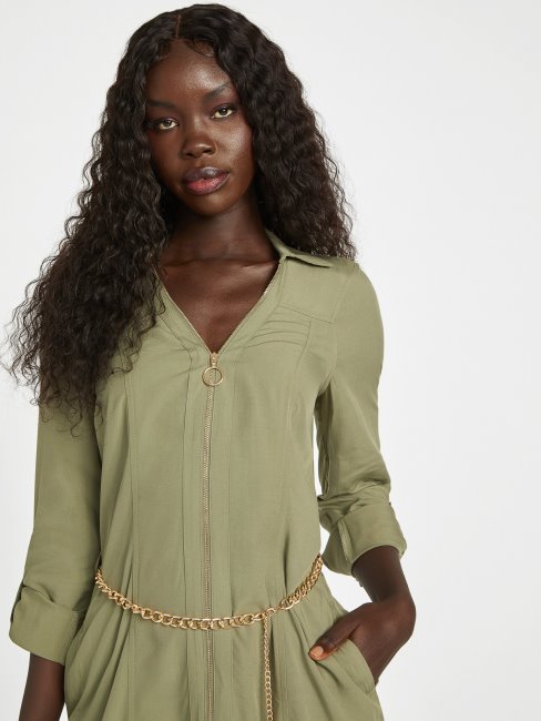 Abelina Challis Robe Chemise Isle Wash 32'' Guess