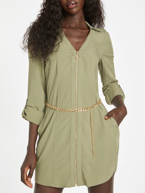 Abelina Challis Robe Chemise Isle Wash 32'' Guess