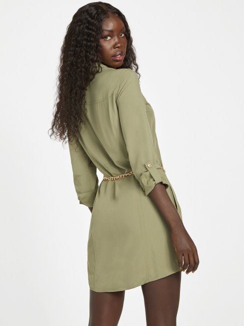 Abelina Challis Robe Chemise Isle Wash 32'' Guess