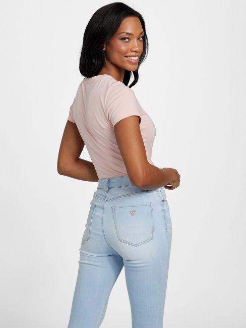 Tee Shirt Frances En Dentelle Rose Deviner