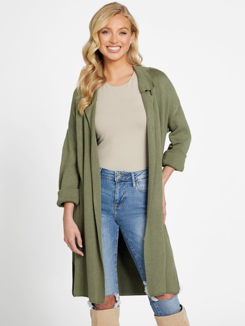 Cardigan Long Dani Lavage Ise 32'' Guess
