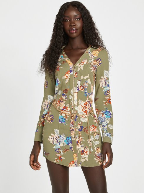 Robe Abelina Challis à Imprimé Lux Infusé Guess