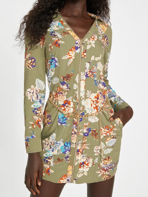 Robe Abelina Challis à Imprimé Lux Infusé Guess