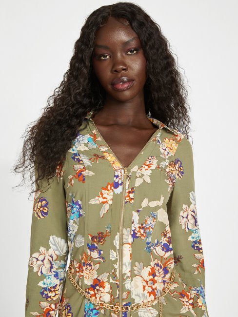 Robe Abelina Challis à Imprimé Lux Infusé Guess