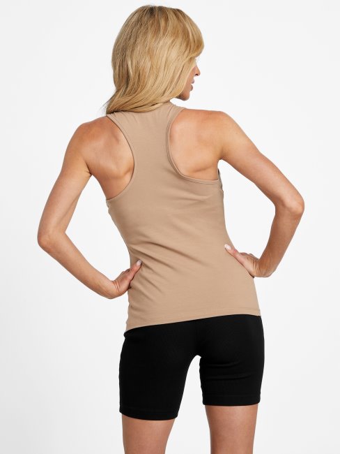 Débardeur Eco Racer Logo Sable Mouillé Devinez