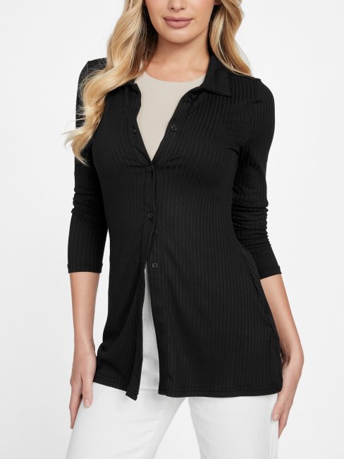 Eco Jannise Top Noir De Jais Deviner