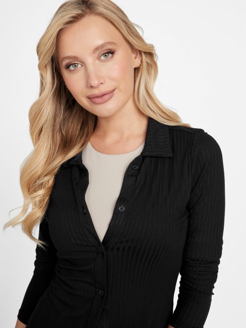 Eco Jannise Top Noir De Jais Deviner