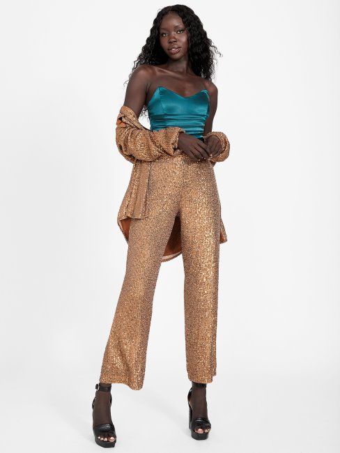 Madelina Body Plissé Guess Sarcelle Royale