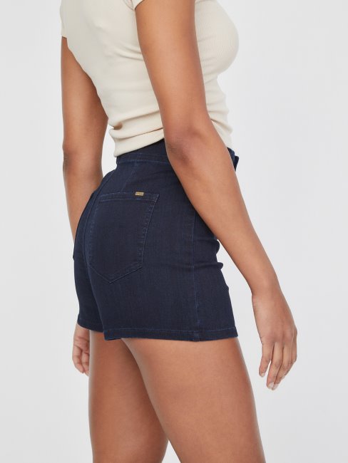 Guess Court Corset Eco Braise Délavé Foncé